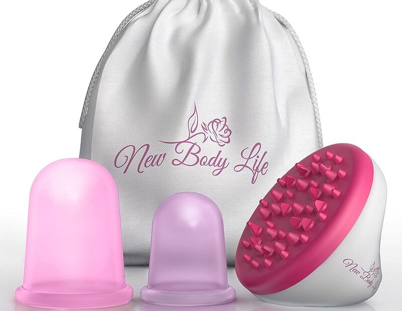 New Body Life Anti-Cellulite Cups with Cellulite Massager